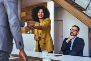 Opportunities, business meeting, handshake