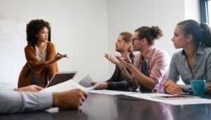 Boardroom Meeting Constructive Challenge